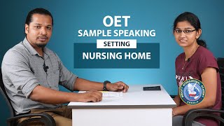 OET Sample Speaking [upl. by Vivl]