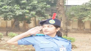 Parade examination of the cadet sergeants 56 Squadron Air Wing BNCC [upl. by Rai]