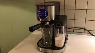 SilverCrest SEMM 1470 A1 coffee machine  Demonstration [upl. by Eceertal621]