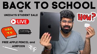 Unidays student sale live vs back to school sale  Get airpods amp apple pencil free with mac amp iPad [upl. by Augustus]