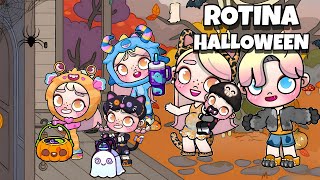 ROTINA NOITE DE HALLOWEEN 🎃 🌙  AVATAR WORLD ROTINAS E HISTÓRIAS [upl. by Eentihw]