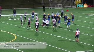 Poultney vs Mill River Varsity Football  October 12 2024 [upl. by Blatt946]