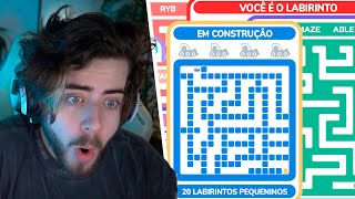 cellbit resolvendo 20 ENIGMAS de LABIRINTO [upl. by Eirrol]