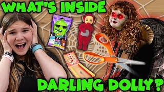 Whats Inside Darling Dolly Cutting Open Haunted Creepy Animatronic Skit [upl. by Lib986]