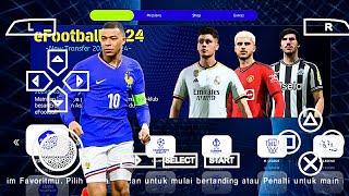 eFootball PES 2024 PPSSPP Patch Original Ps5 Update Transfer amp Fix Cursor Name Best Graphics [upl. by Karole]