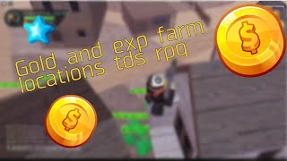 Gold and Exp Farm locations in TDS RPG [upl. by Anehs]