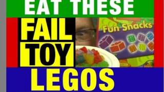 Lego quotEpic Failquot Fun Snacks Funny Review Video by Mike Mozart of JeepersMedia [upl. by Amihsat]