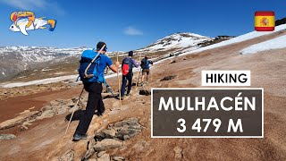 MULHACÉN 3 479 m  Hiking the highest peak of continental Spain  4K [upl. by Lilybelle]