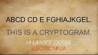 Cryptograms  How to Solve a Cryptogram [upl. by Avis189]