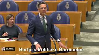 Joost Eerdmans zegt de Minister van AsielMigratie volledige steun toe maar zorgen om Eerste Kamer [upl. by Ahsitahs]