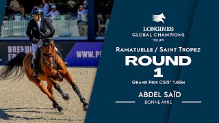 Abdel Saïds Intense Round 1 Performance with Bonne Amie  LGCT Ramatuelle  St Tropez 2023 [upl. by Gunnar]