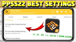 2024🔥PPSS22 Best Settings For All Android Phones  60 Fps No Lag Settings For Ppss22 Emulator [upl. by Posehn357]