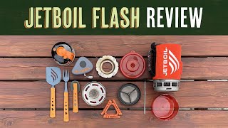 Jetboil Flash AllInOne Camping Cooking System  FULL REVIEW [upl. by Aniled362]