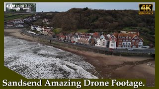 Sandsend Amazing Drone Footage  DJI Mini 3 Pro [upl. by Halona]