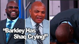 Charles Barkley and Shaq Funny Moment as Chuck DESTROYS PELICANS [upl. by Woo]