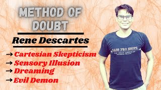 Rene Descartes  Method of Doubt  Philosophical Methods  Philosophy  Lectures by Waqas Aziz [upl. by Klug]