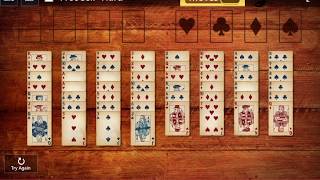 Wide West\FreeCell Hard  Solve the deck in no more than 87 moves [upl. by Hulda]