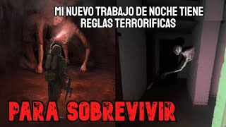 Conseguí Un Trabajo de Noche Donde Debía Seguir Las Reglas Extrañas Para Sobrevivir  Creepypasta [upl. by Nair]