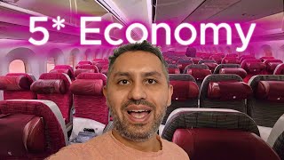 Qatar Airways whats ECONOMY like in 2024 [upl. by Arihs]