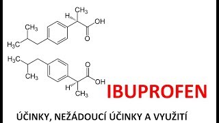 Ibuprofen  účinky nežádoucí účinky využití [upl. by Esiuqram]