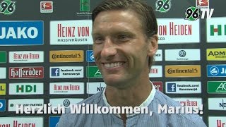 FC Astoria Walldorf  Hannover 96  Interview Marius Stankevicius [upl. by Bohon]