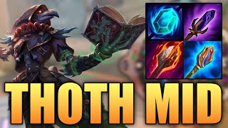 New Patch Same One Shots  SMITE 118 Thoth Mid Gameplay [upl. by Jobie393]