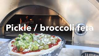 Cooking Pizzas in the WPPO Big Outdoor Kitchen Oven BOKO [upl. by Macur]