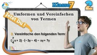 Terme umformen und vereinfachen  Klasse 7 ★ Übung 2 [upl. by Meesaw]