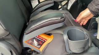 Booster Seat Review Chicco GoFit Plus Backless Booster Car Seat with LATCH Attachment boosterseat [upl. by Trojan347]