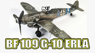 148 Messerschmitt Bf 109G10 ERLA  EDUARD 11148 [upl. by Ahseim]