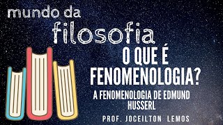 O que é fenomenologia A fenomenologia de Edmund Husserl [upl. by Ellasal]