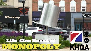 To Honor Its Creator of Monopoly This City Built a LifeSize Board of the Game [upl. by Waers]