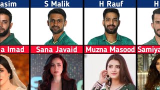 Pakistani Cricketers And Their Beautiful Wives  Wives of Pakistani Cricketers [upl. by Nodnarbal983]