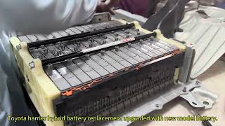 Toyota harrier hybrid battery replacement [upl. by Annairol]