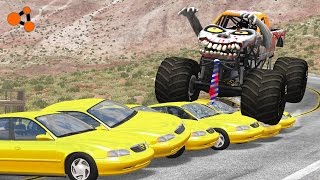 Beamng drive  Monster Truck Crashes [upl. by Yram]