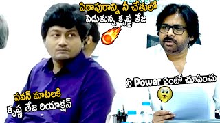 Collector Krishna Teja Mass Reaction Over Pawan Kalyan Words  Telugu Cinema Brother [upl. by Eesak]