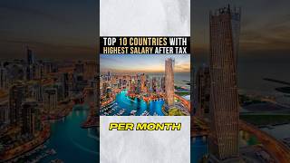 Top 10 Countries with Highest Monthly Salary top10 [upl. by Eiramanel]