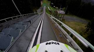 Biggest Bike Jump Ever 50 Meter on a Downhill Bike  Johannes Fischbach [upl. by Rexferd]