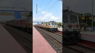 12322 dn CSMT  HWH Imperial Mail with 37016 HWHE WAP7 👀 trending shorts indianrailways viral [upl. by Vitek]