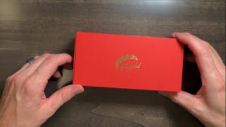 Here is the Stipula Etruria fountain pen with Wild Honey finish Unboxing and writing sample [upl. by Nylqcaj]