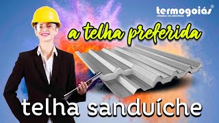 Telha Sanduíche a telha preferida Termogoiás Soluções em Coberturas Telha Metálicas e Térmicas [upl. by Irrep843]