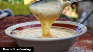 How To Make Jamaican Cornmeal Porridge With Mommy Version  Lesson 154  Morris Time Cooking [upl. by Tenahs]