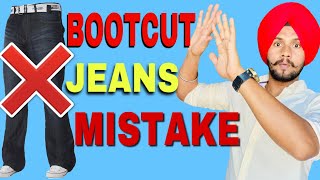 bootcut jeans mistakes  bootcut jeans  Best tips  bootcut pants  best jeans for men [upl. by Ennasil]