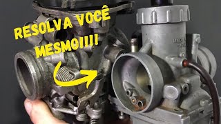 Carburador moto embolando ou vazando gasolina como resolver [upl. by Lussi475]