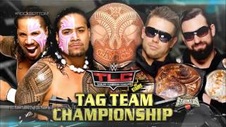 WWE TLC 2014 The Usos vs The Miz and Damien Mizdow Match Card ᴴᴰ [upl. by Isyed]