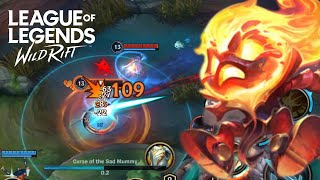 AMUMU IS BALANCED JUNGLE IN SEASON 13 BuildRune League of Legends Wild Rift [upl. by Milah]