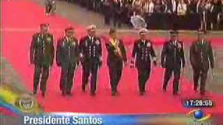 Honores militares a Juan Manuel Santos [upl. by Eng248]