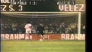 Copa Libertadores 1994  Final  San Pablo 1 3  Vélez 0 5 [upl. by Anirehc]