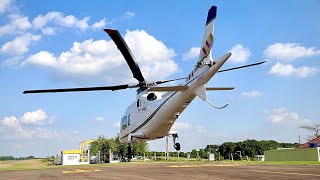 Acionamento e decolagem Agusta A109E 🚁 [upl. by Adile]