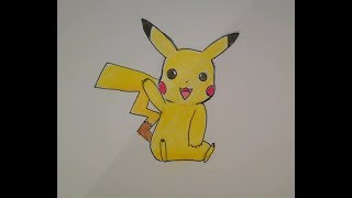 How to draw Pikachu  Rin the fennec fox [upl. by Gnagflow]